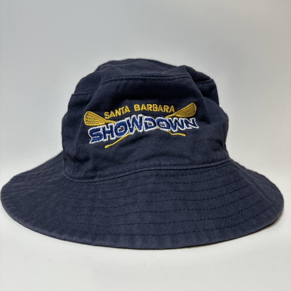 Santa Barbara Showdown Bucket Hat Navy Embroidered Logo